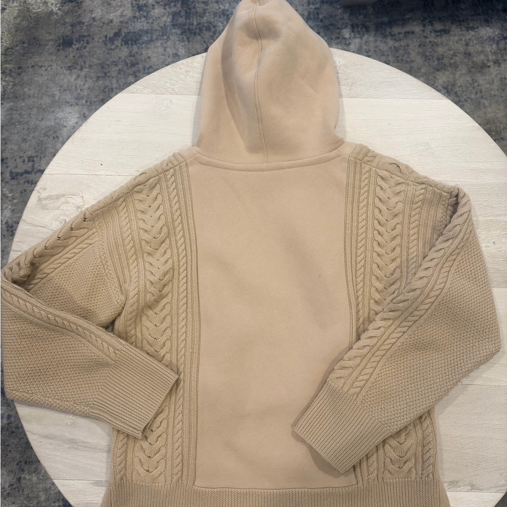 La Ligne Beige Knit Hoodie - Picture 5 of 6
